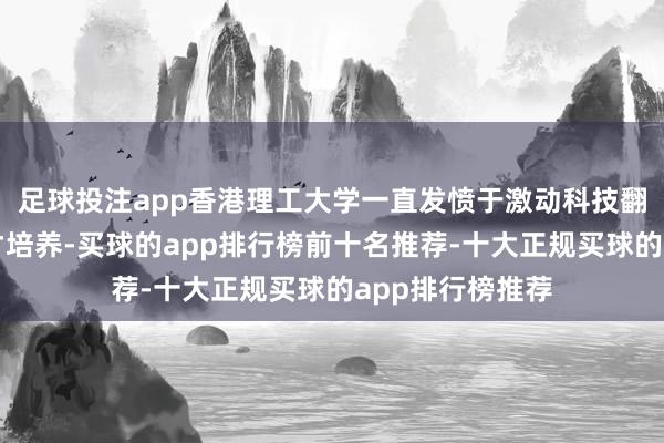 足球投注app香港理工大学一直发愤于激动科技翻新和东说念主才培养-买球的app排行榜前十名推荐-十大正规买球的app排行榜推荐