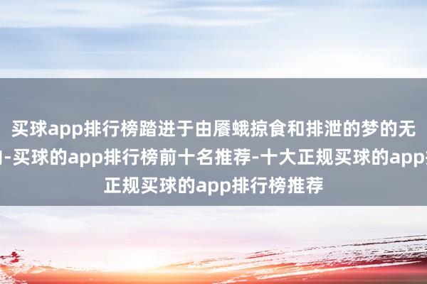 买球app排行榜踏进于由餍蛾掠食和排泄的梦的无穷轮回之内-买球的app排行榜前十名推荐-十大正规买球的app排行榜推荐