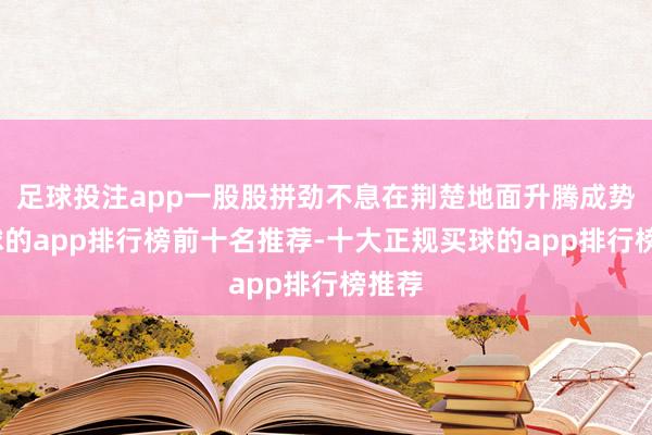足球投注app一股股拼劲不息在荆楚地面升腾成势-买球的app排行榜前十名推荐-十大正规买球的app排行榜推荐